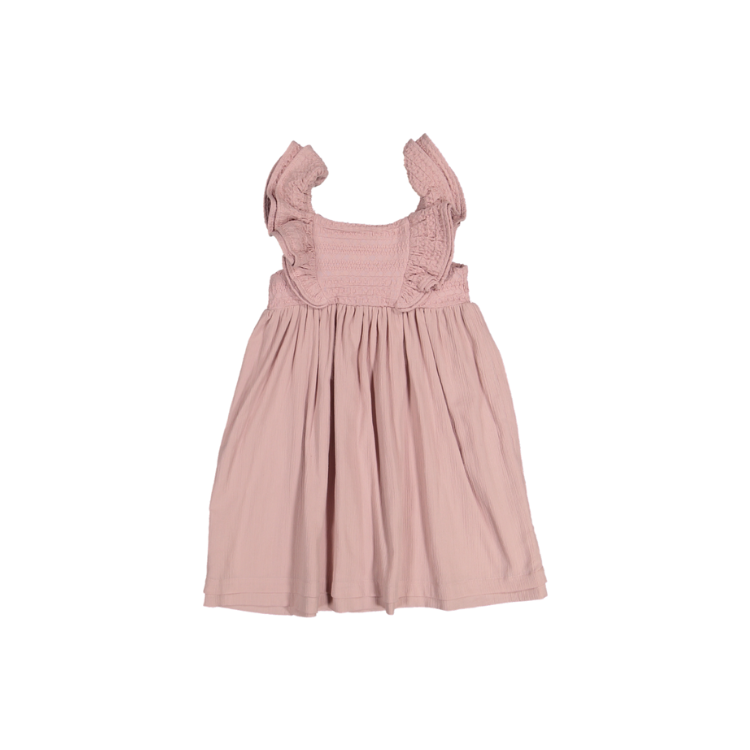 MIXED DRESS-Favo Pale Mauve