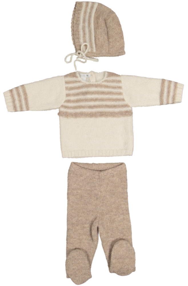 CJ27048 SET-Ivory/Beige