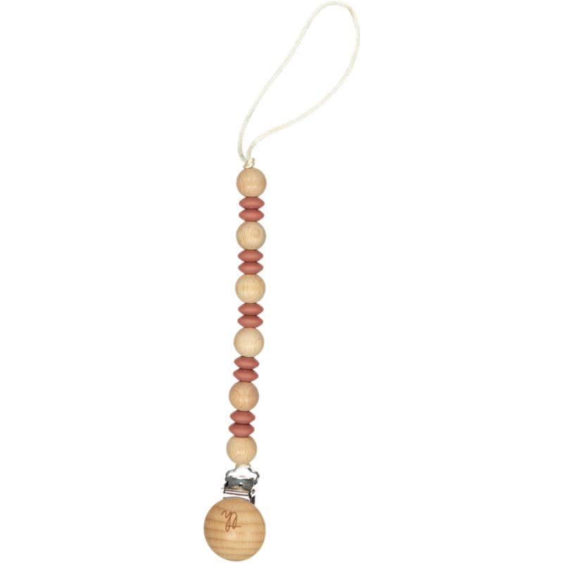 Petite Ori Pacifier & Toy Clip-Light Mahogany (60)