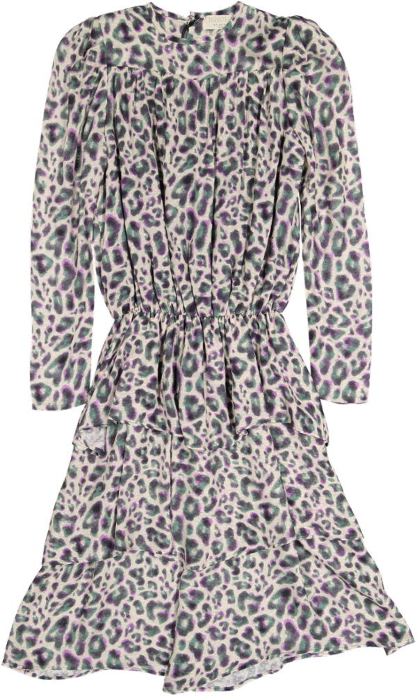 VESTIDO FALDA CAPA-Animal Print