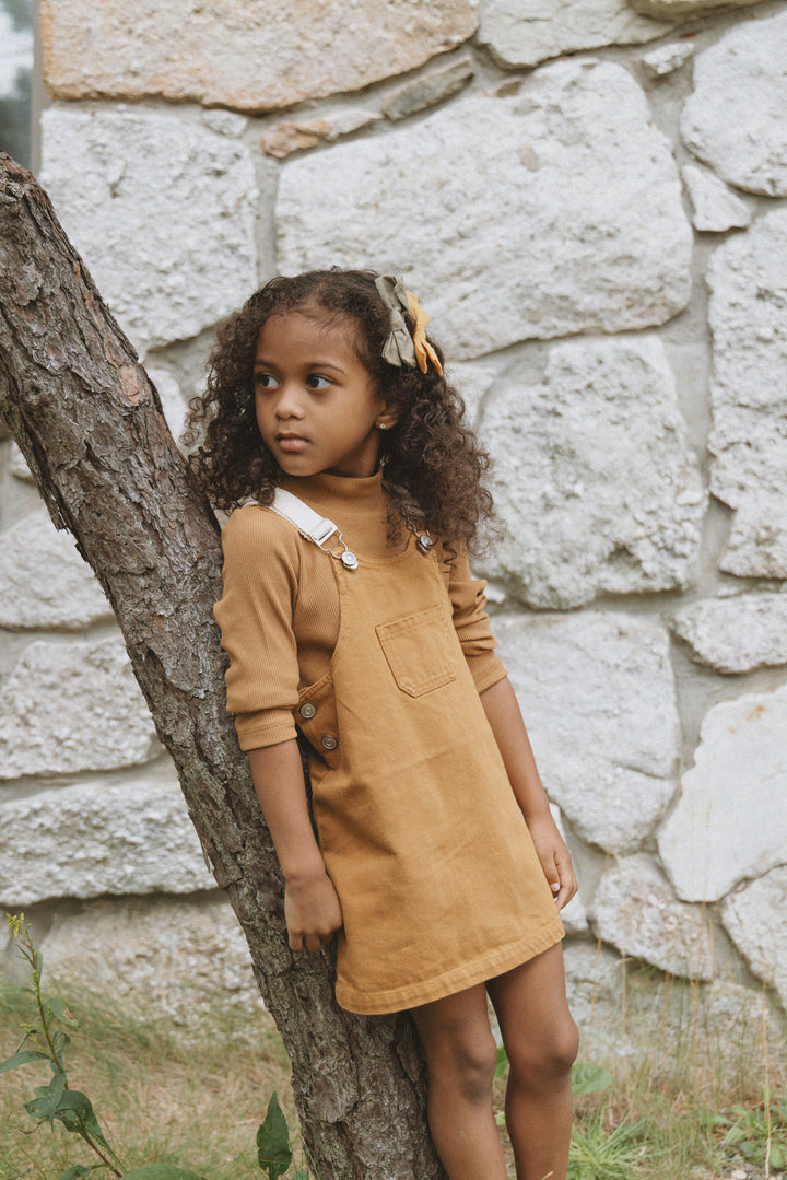 FAW26-BD7 MOCKNECK T-SHIRT - Ochre