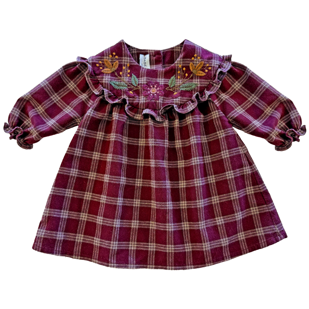 1/64811 NINA MINI DRESS - MELANZANA