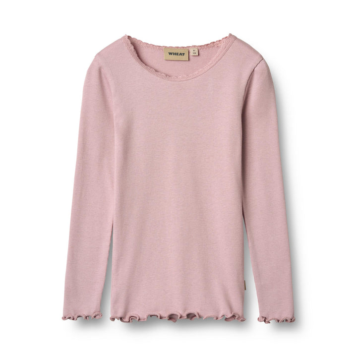 Rib T-Shirt L/S Reese (0151-007)-Lavendar Mist