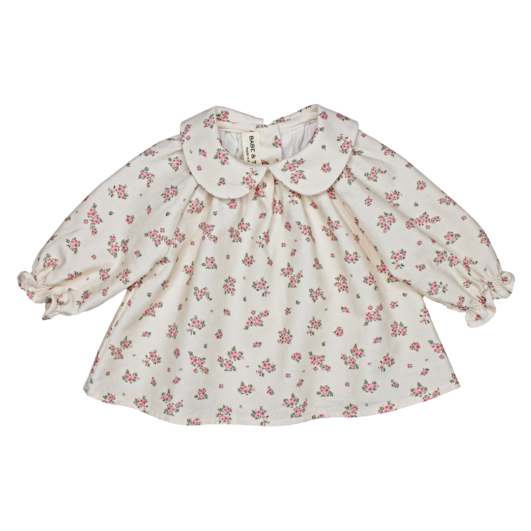 3/648072 FLOWERS CHEMISE - SMALL FLOWERS MELANZANA