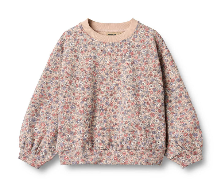 Sweatshirt L/S Lia (0371-625) rose dust flowers