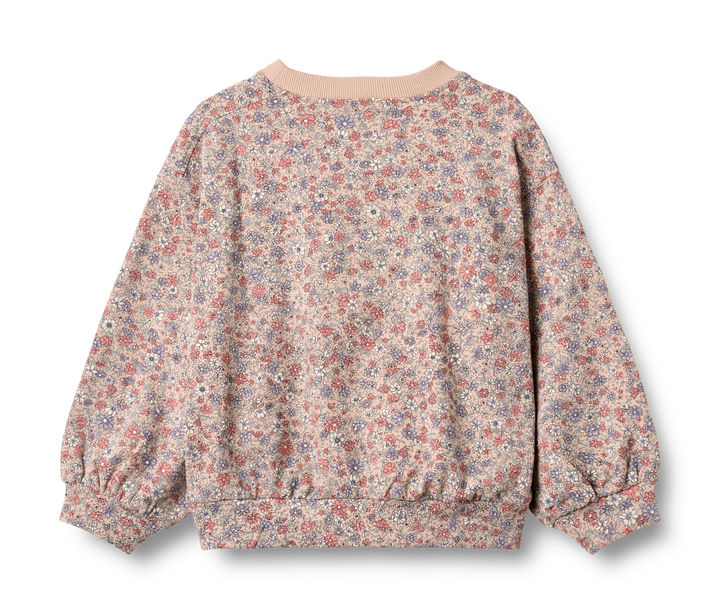 Sweatshirt L/S Lia (0371-625) rose dust flowers