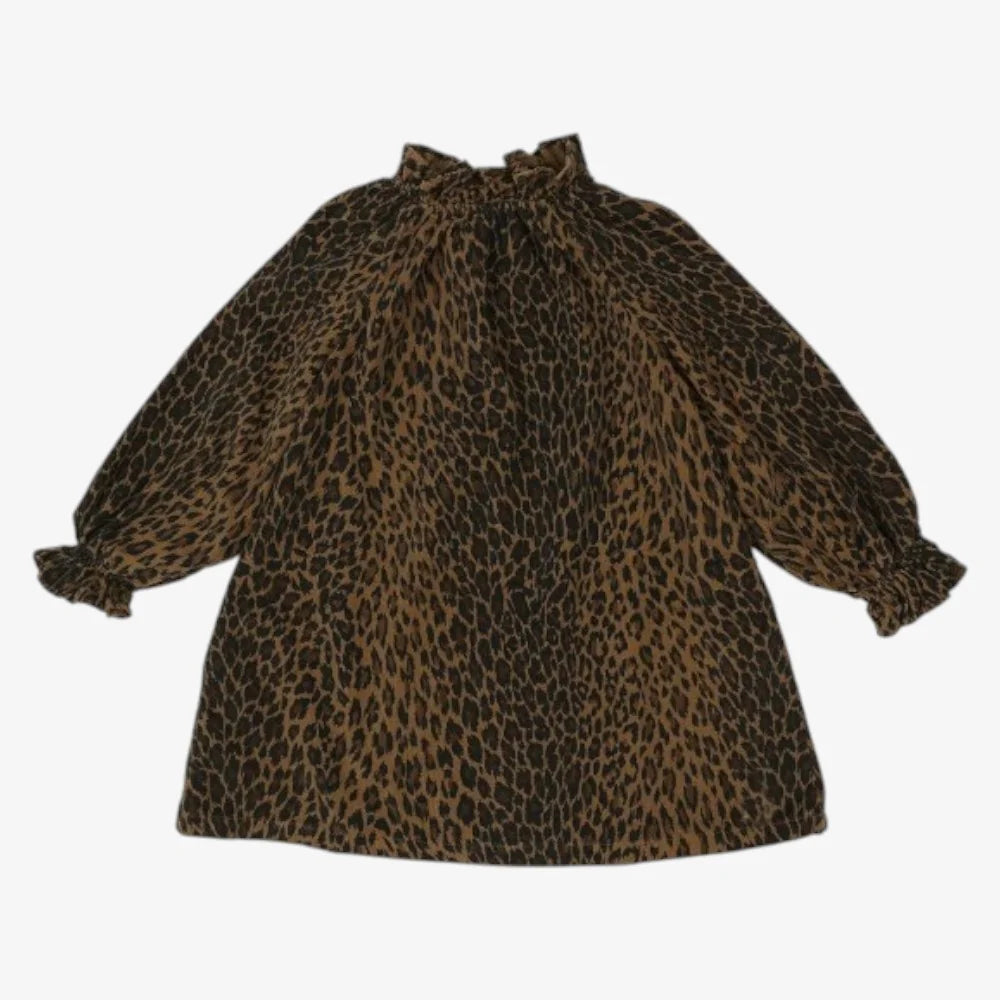 1/648156 ANIMALIER DRESS - NOCCIOLA