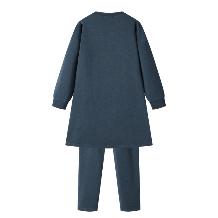 COZY SLIPPER NIGHTSHIRT-INDIGO