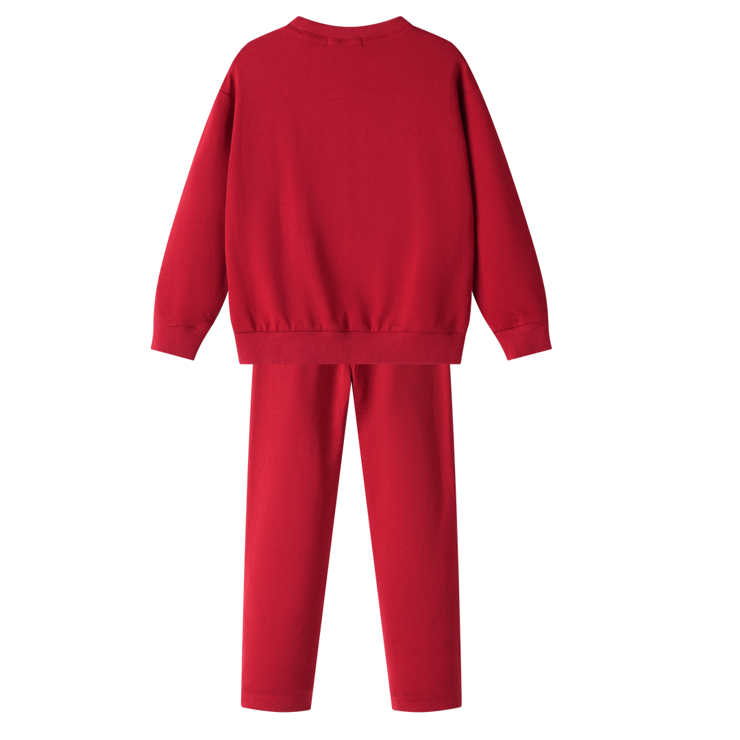 COZY SLIPPER PAJAMA-RED