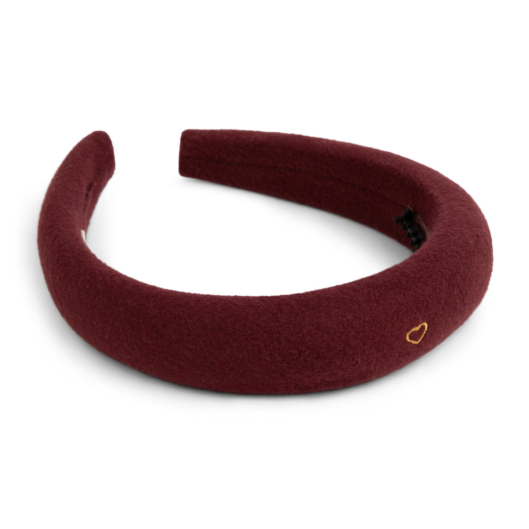 Le Enfant Little Heart Hairdbands - Burgundy