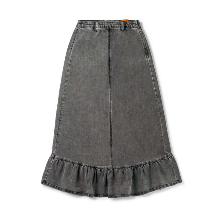 SS1104LA - Teen Ruffle Skirt-M Black wash