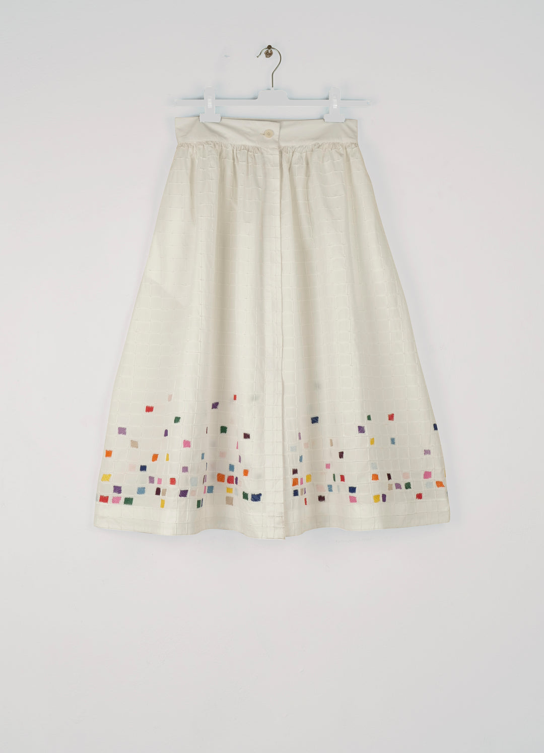 110/SKIRT MONA-HAND EMBROIDERED SKIRT-CRAIE