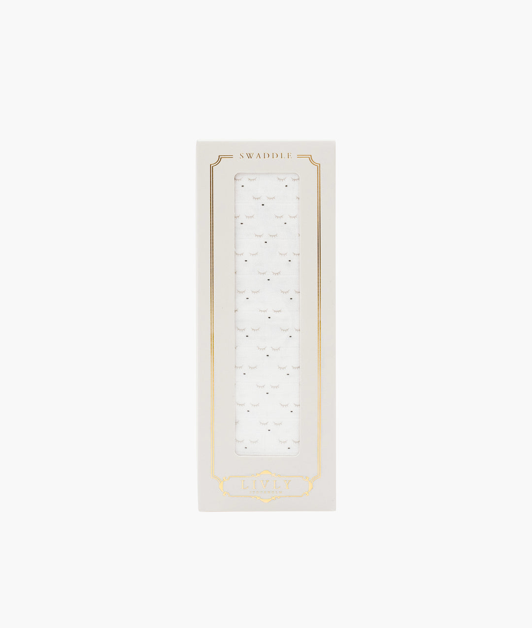 Sleeping Cutie Swaddle - White