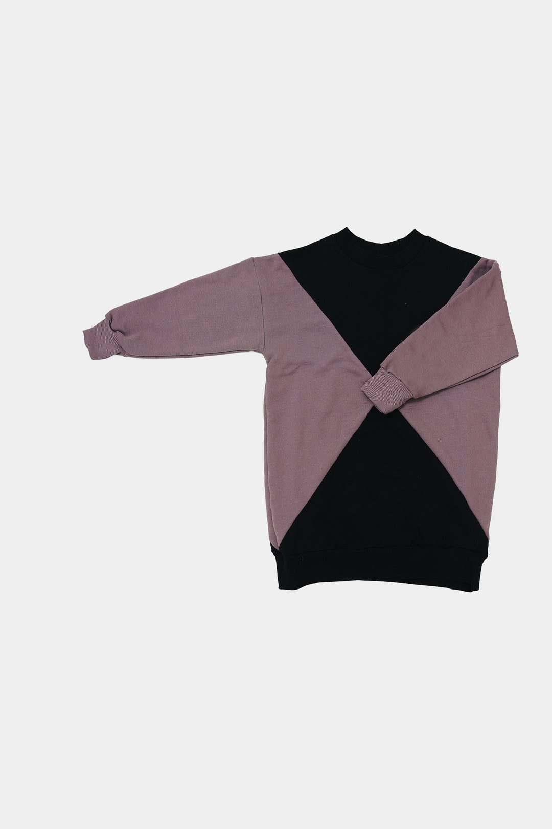 Bluza-Panel Sweatshirt Dress