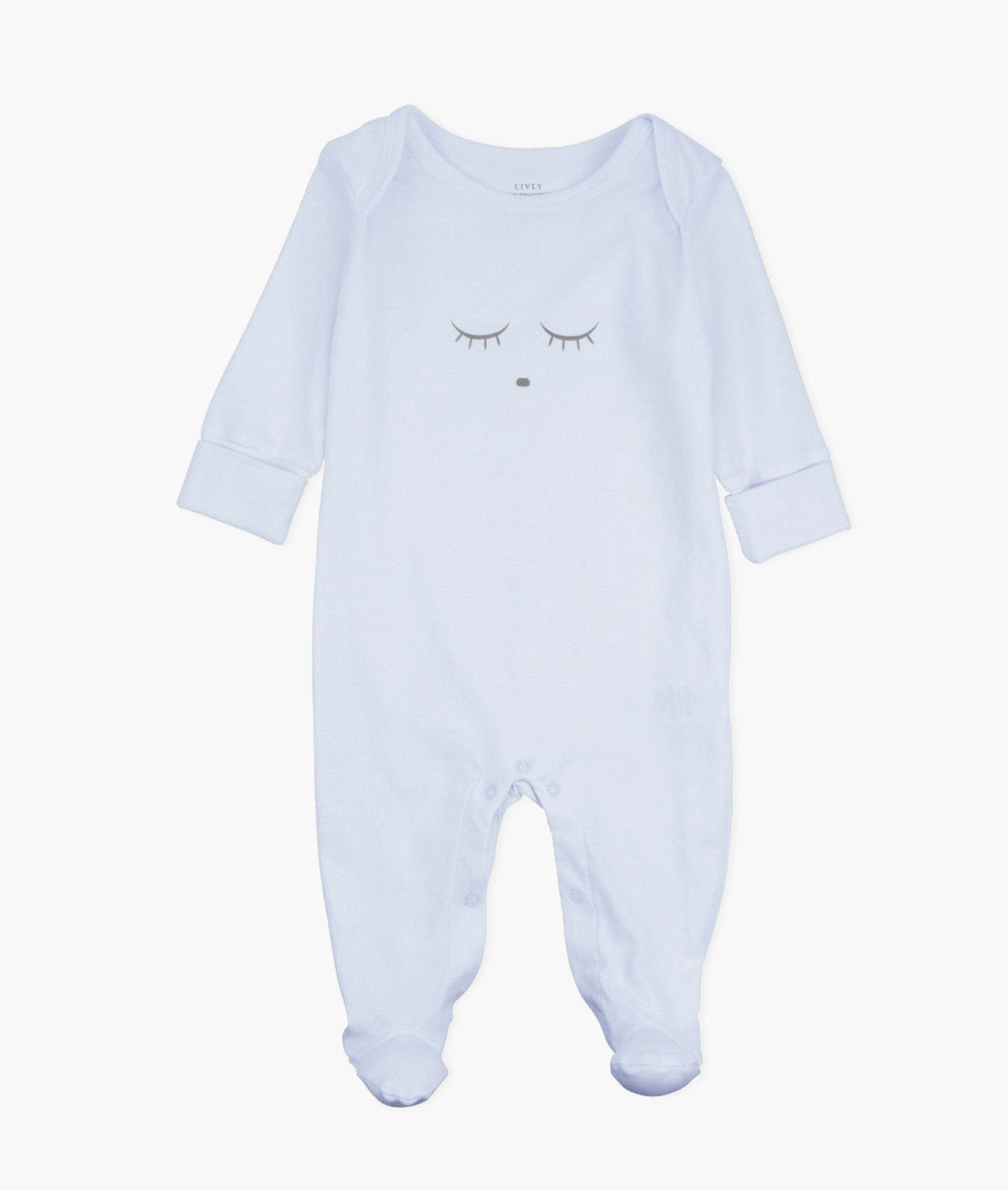 Sleeping Cutie Cover Footie - Blue