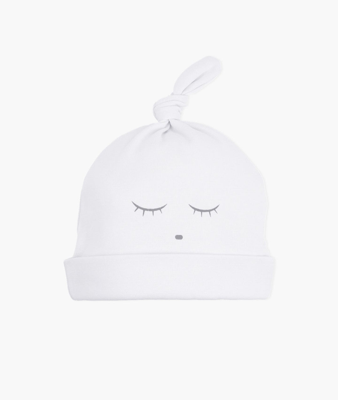 Sleeping Cutie Tossie Hat - White