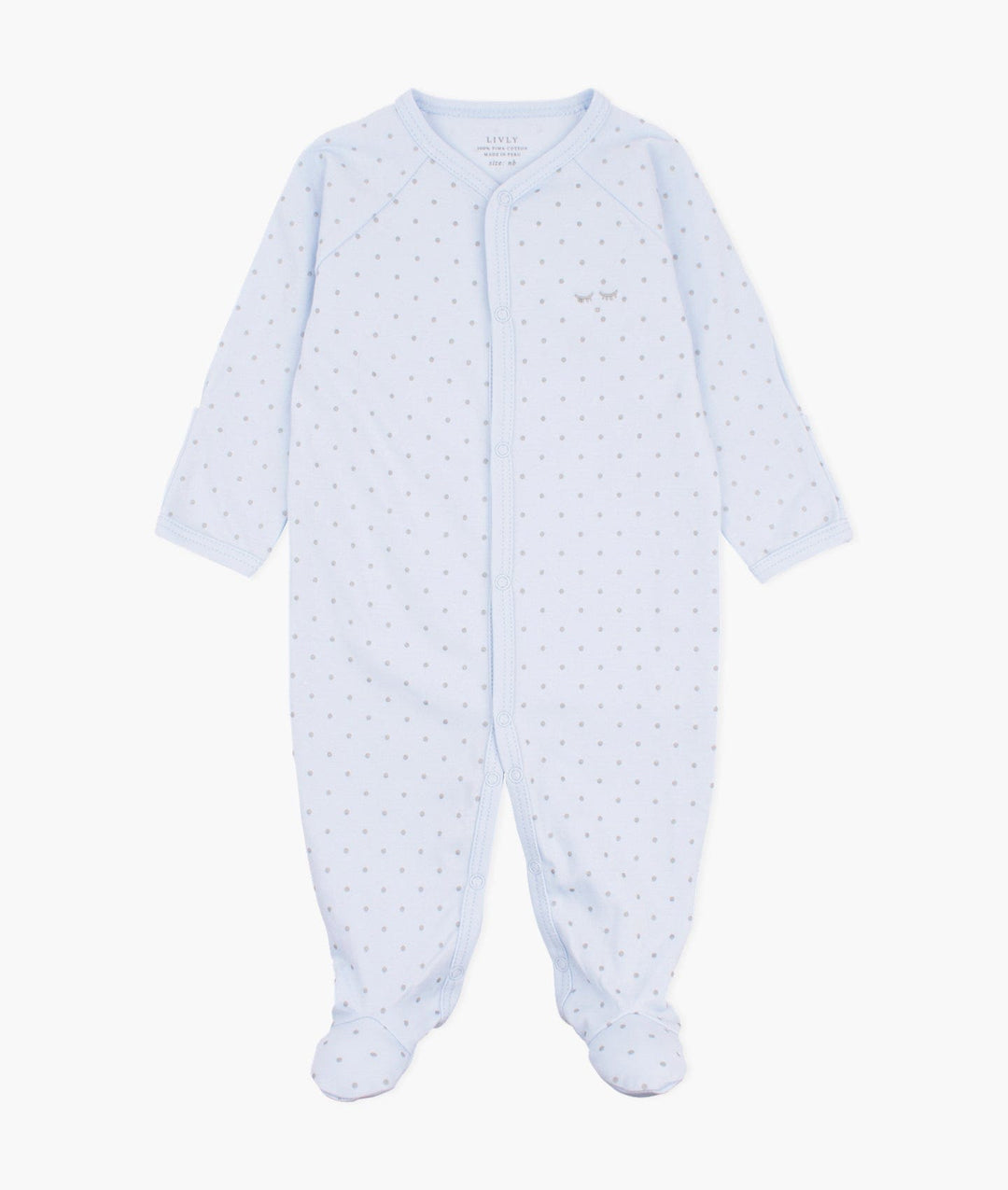 Saturday Simplicity Footie - Blue