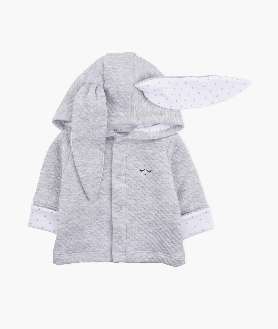 Bunny Cardigan - Grey Melange