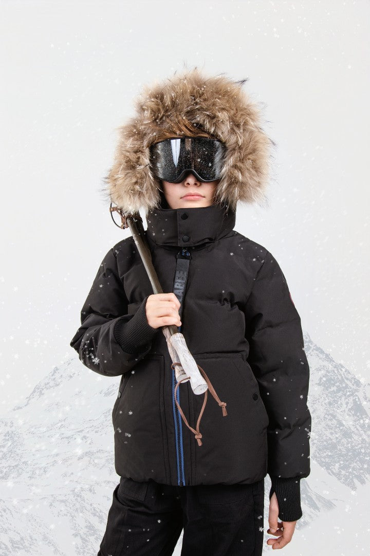 FW26-6001 ANDRES DOWN JACKET - Black/Blue zipper & lining