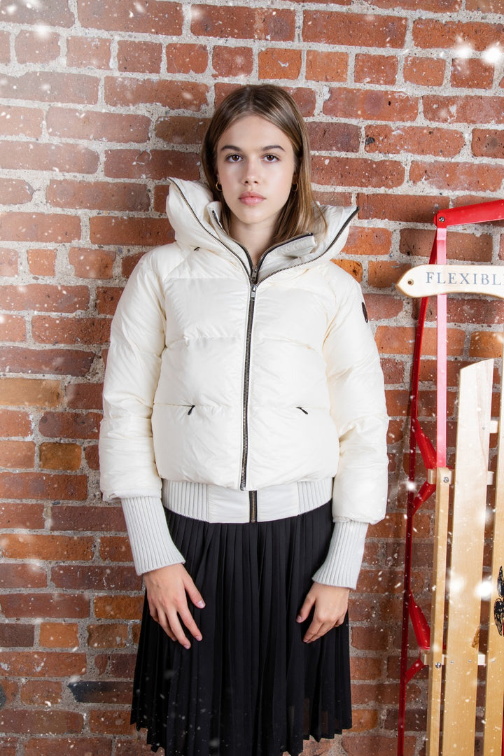 F25-5065I-DARCY DOUBLE LAYER BOMBER-Ivory