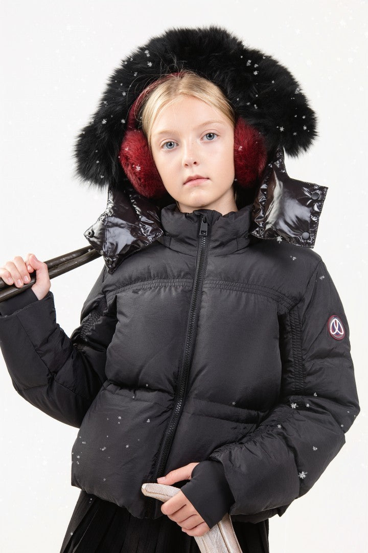 FW26-6068 JULIETTE DOWN JACKET - Black – whoopikids