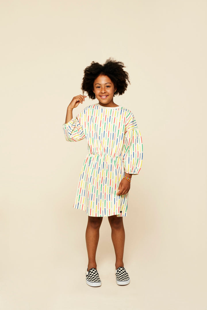 Nanna Dress-Multi Stripe