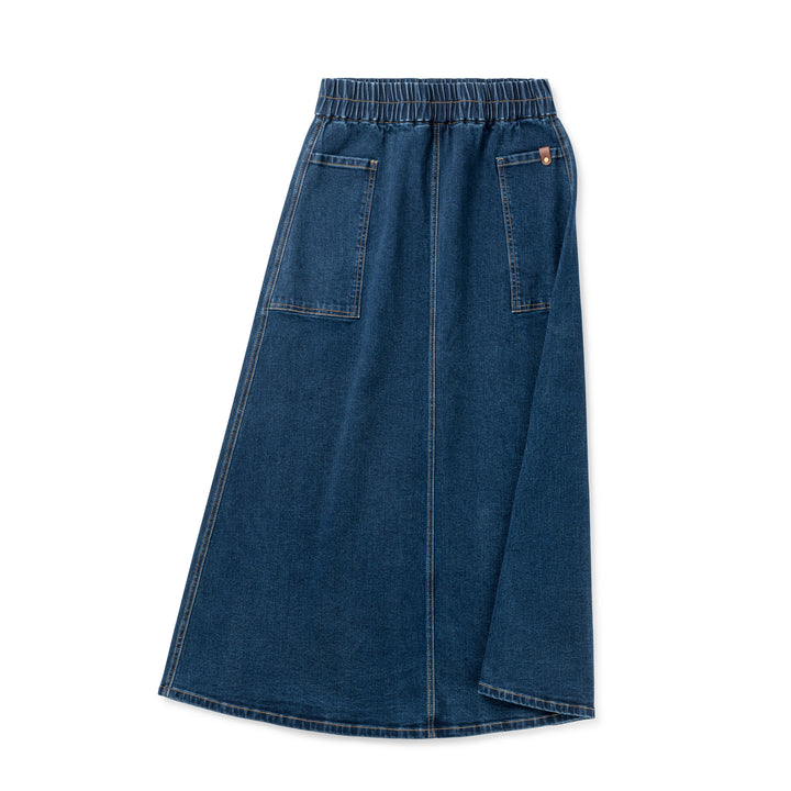 1208 Corduroy Buckle Romper - Navy Wash
