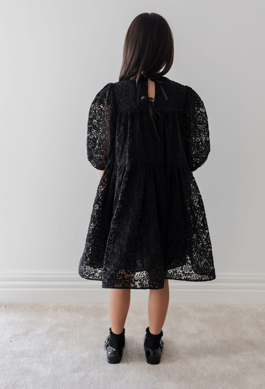 organza babydoll dress Puff Sleeve in White UNIQUE21 Designed in LA ASOS Organza Ruffle Baby Doll