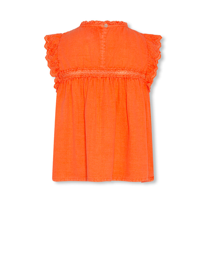 MIA SHIRT JEAN FLUO ORANGE