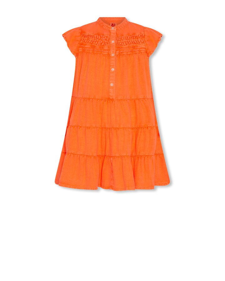 LUZ DRESS JEAN FLUO ORANGE