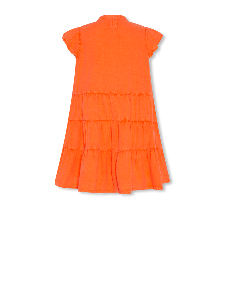 LUZ DRESS JEAN FLUO ORANGE