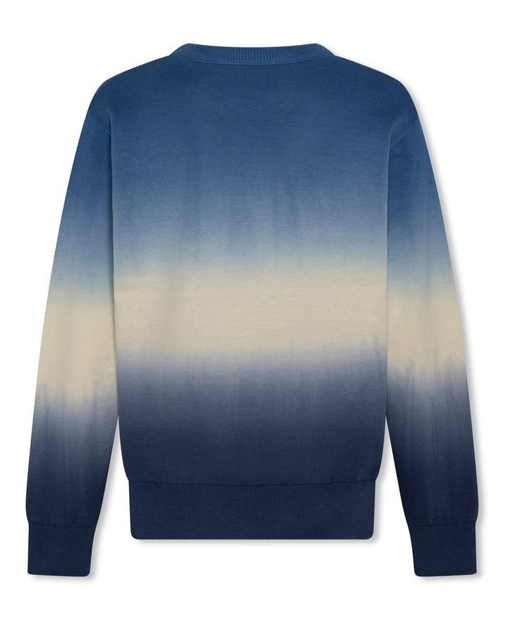 AKAN C-NECK DEGRADE STONE BLUE