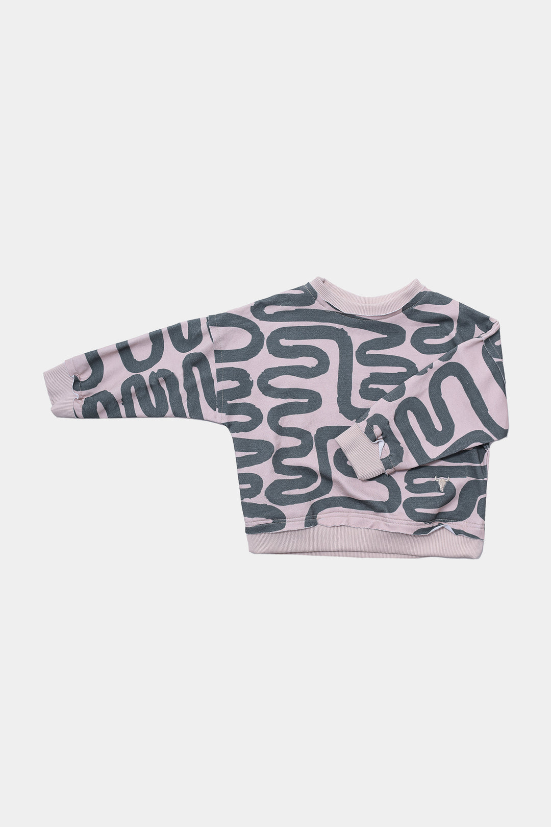 109 Bluza RAW SWEATSHIRT - BEIGE/GREEN