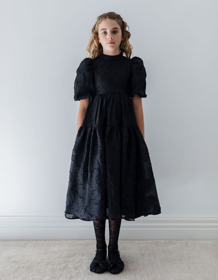 1335-Elise Midi Dress-Black
