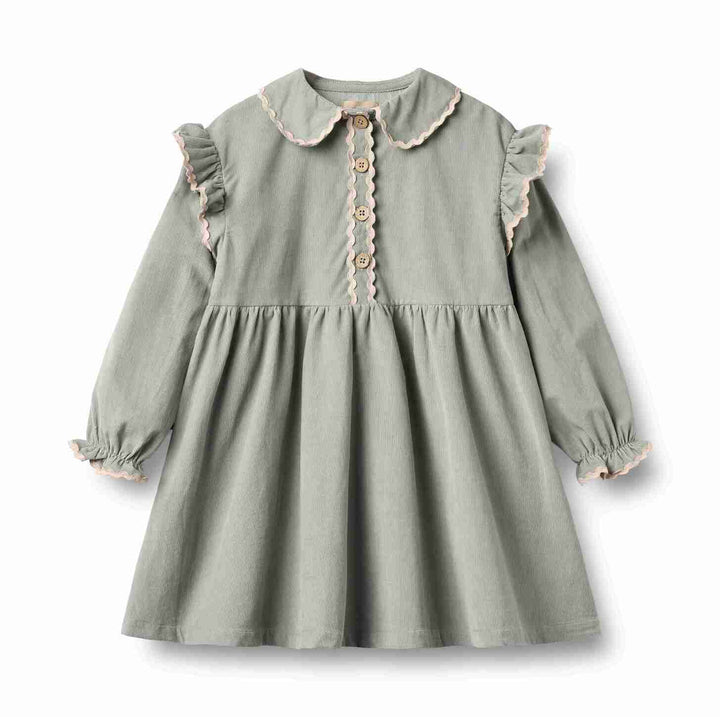 1354-323 DRESS L/S ALISSA - SLIGHTLY BLUE
