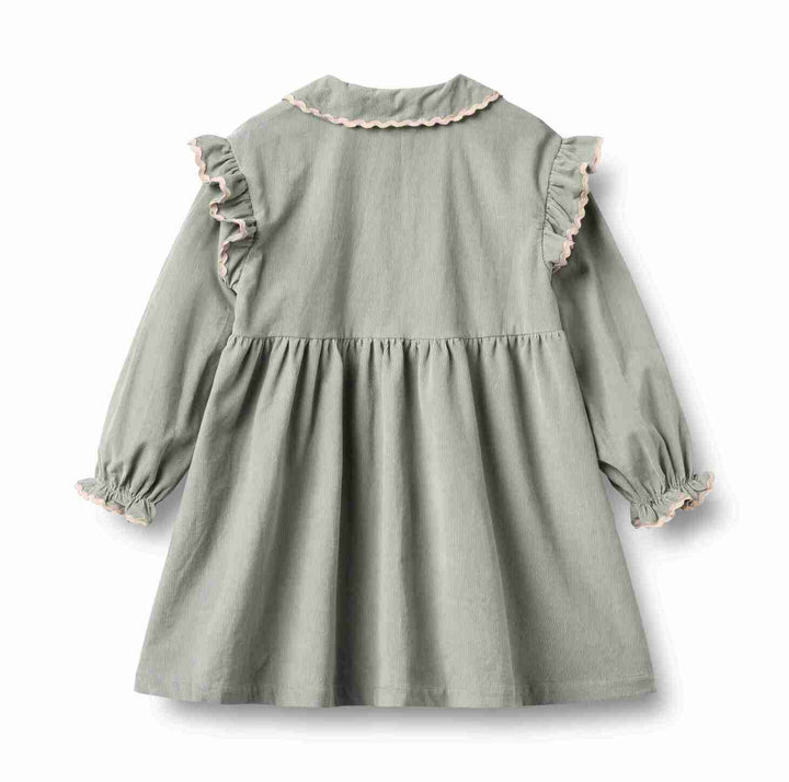1354-323 DRESS L/S ALISSA - SLIGHTLY BLUE