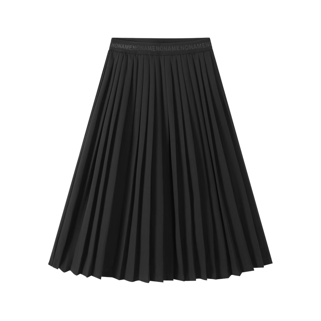 NO-414S Long Skirt - BLACK