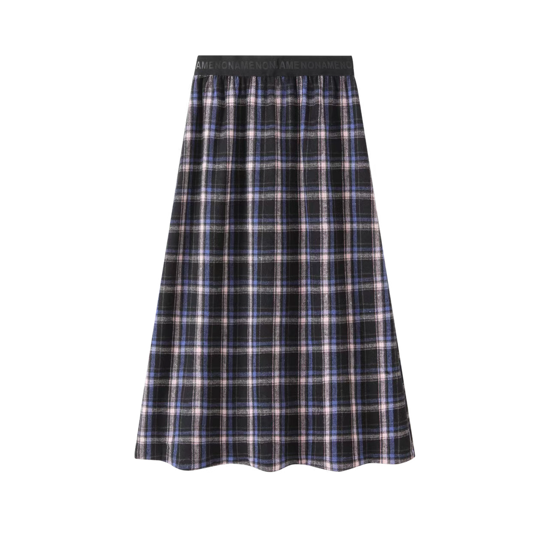 NO-1726 Long Skirt - BLACK