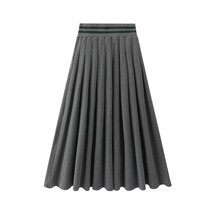 NO-1722 Long Skirt - GREY