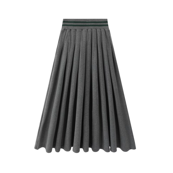 NO-1722 Long Skirt - GREY