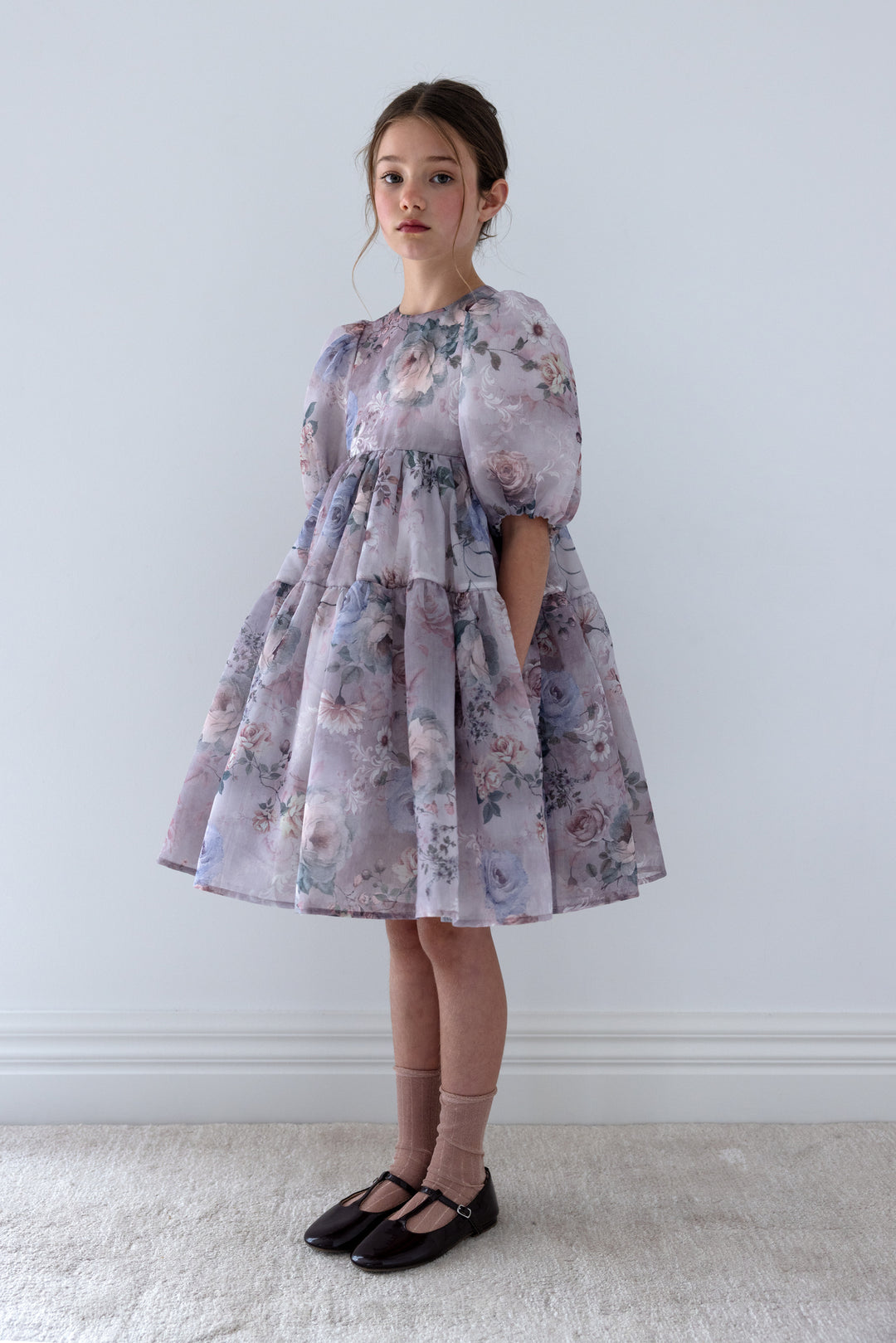 1490 Fantasy Printed Organza Dress - Fantasy Print