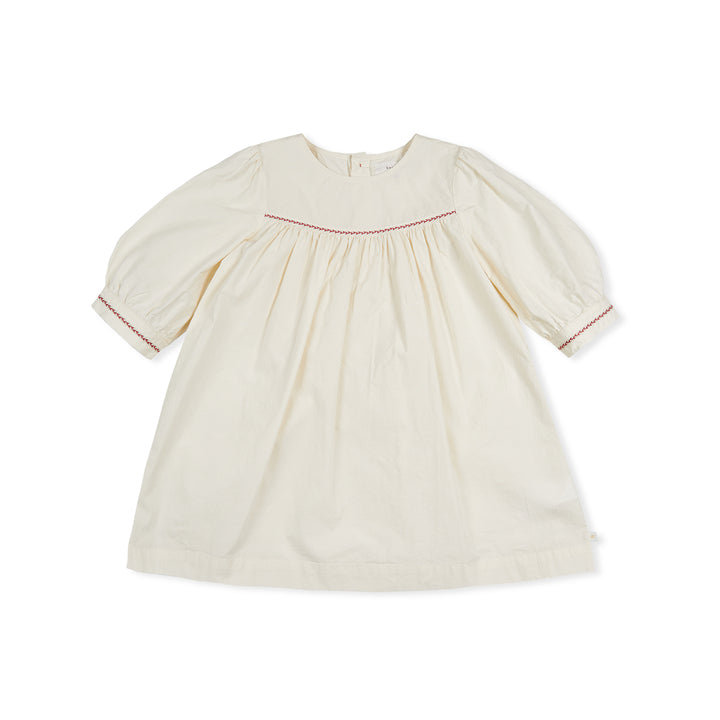 BNG24S13012-Cream Sage Lining Dress