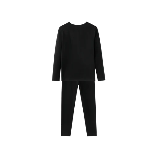 SCRIBBLED PARIS PAJAMA-BLACK