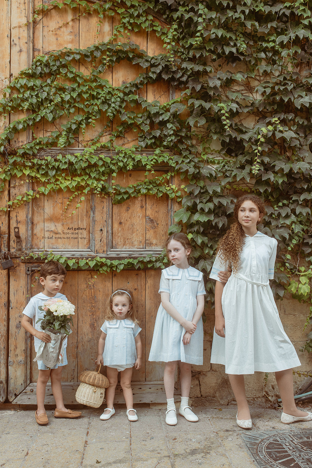 NDR409 BELTED DRESS WITH SAILOR COLLAR-BLUE