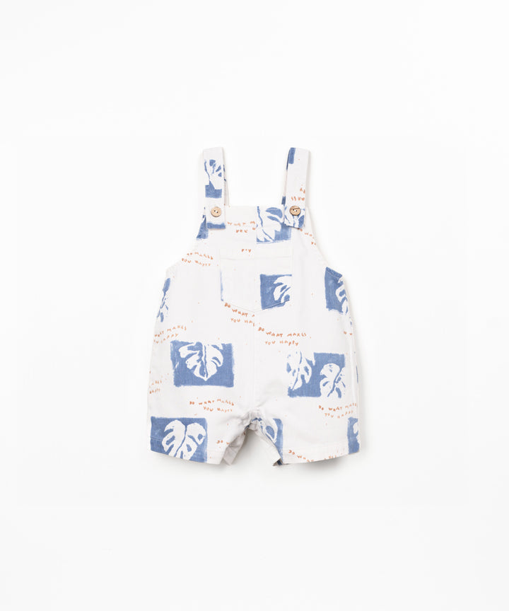 1AS11503 PRINTED TWILL JUMPSUIT - E785N