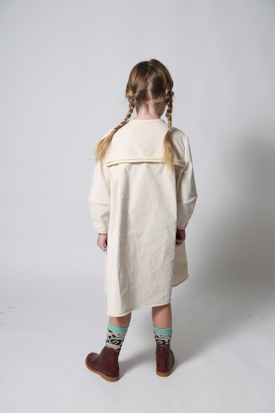 DR330V-LUNA EMPIRE WAIST FROCK-OPAL