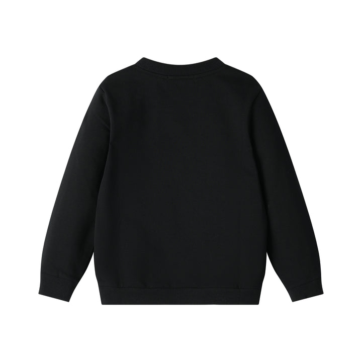 "P" EMBLEM SWEATSHIRT-BLACK