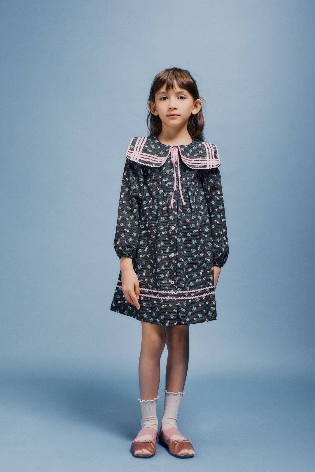 Anna Dress - Midnight Blooms