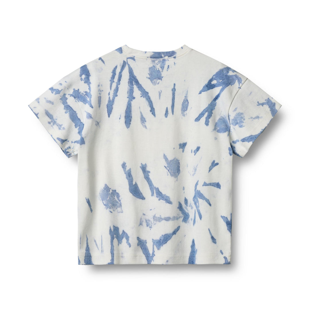 T-Shirt S/S Tommy (2099-028)-Blue Tie Dye