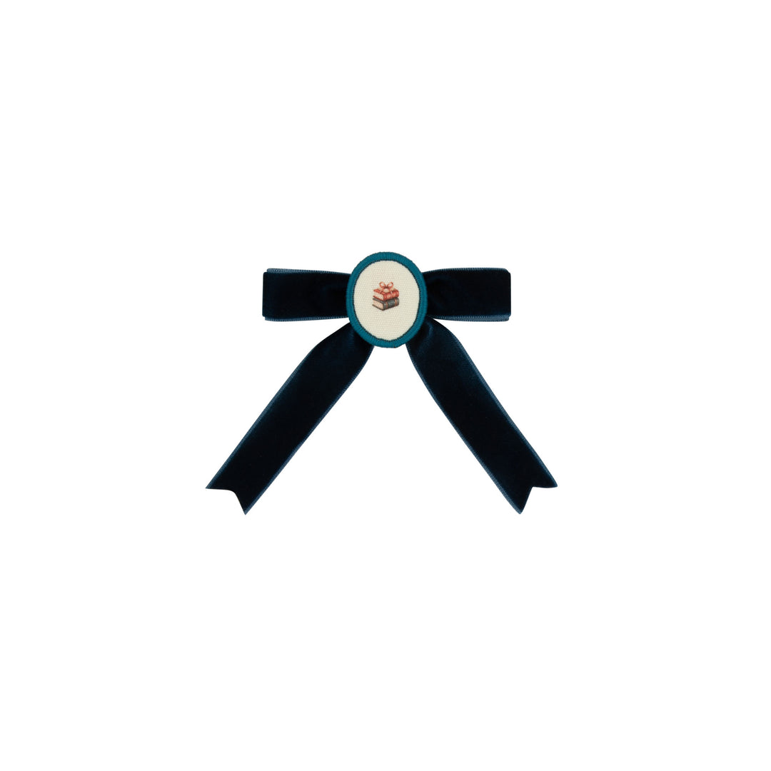 Le Enfant Storybook Bows - Navy